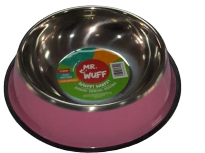 Plato Acero Inoxidable Color Rosa 6 oz BH-283-RS-6
