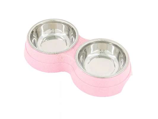 Plato Doble Para Perro BH-268