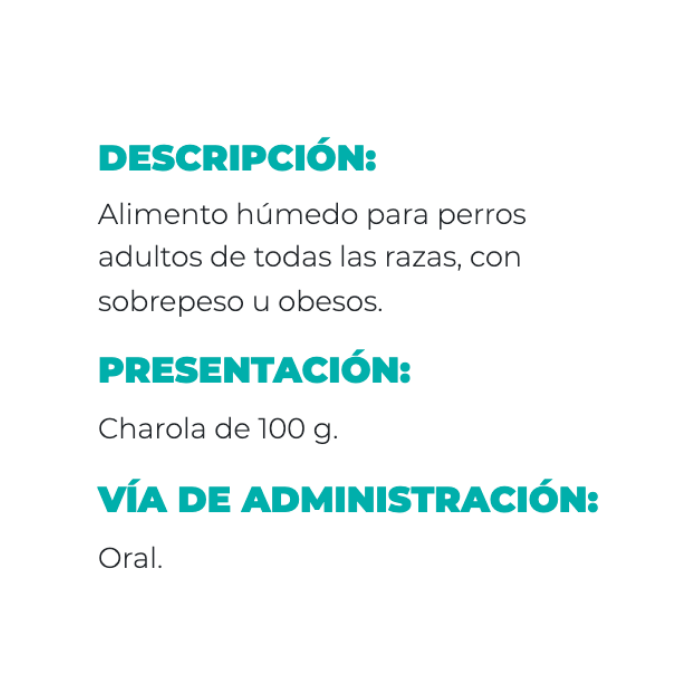 Alimento húmedo WEIGHT CONTROL Nupec 100 g