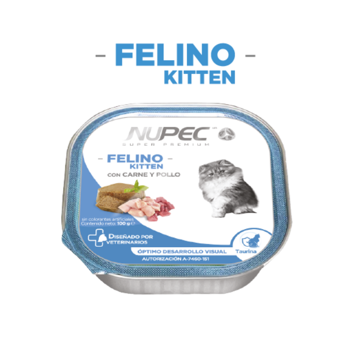 Alimento húmedo FELINO KITTEN Nupec 100 g