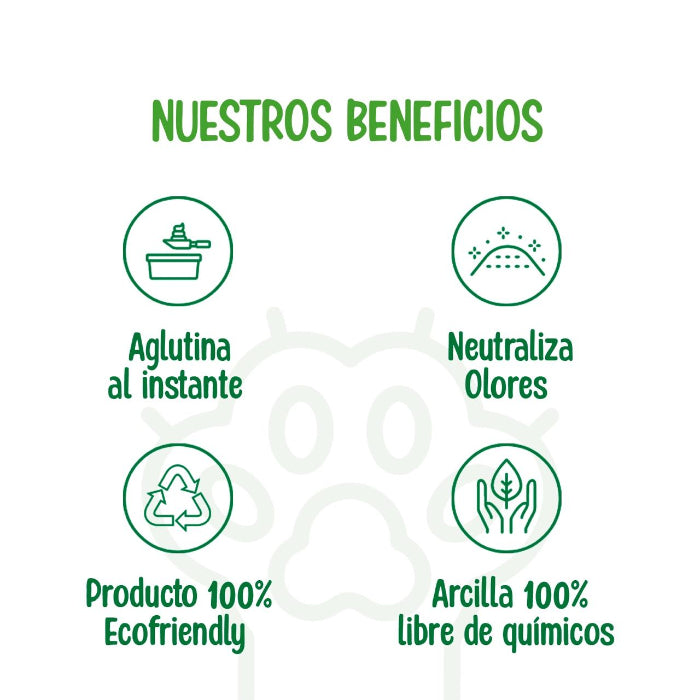 Arena para gato Cat & Clean BIOGATO 10 kg