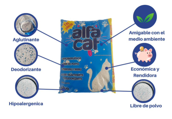 Arena para gato Alfa Cat