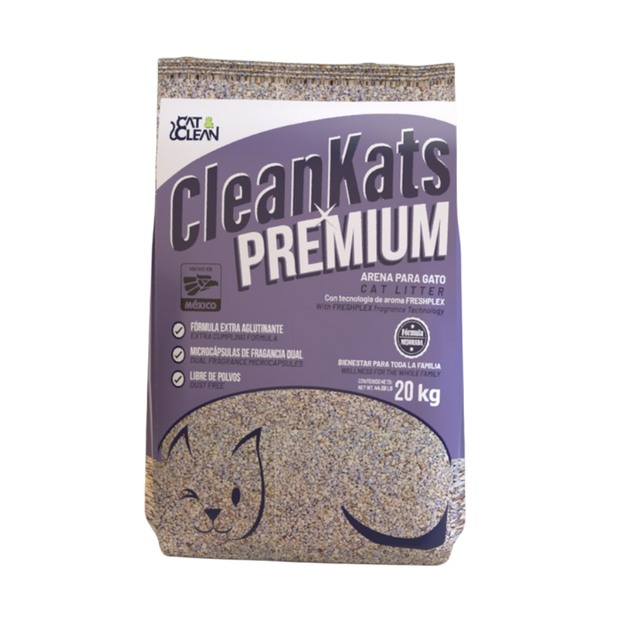 Arena para gato Cat & Clean PREMIUM 20 kg