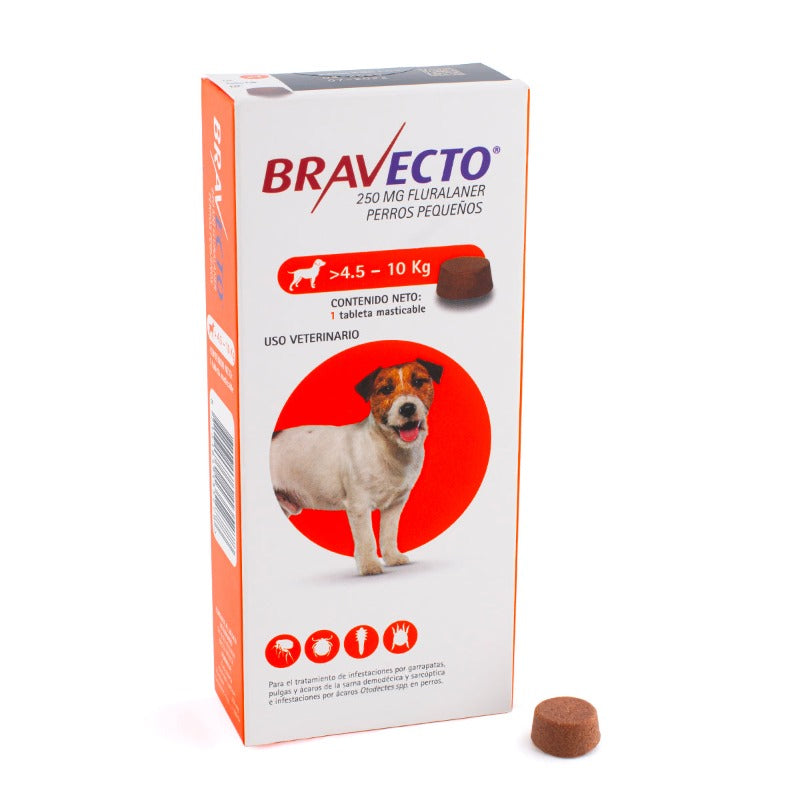 Bravecto desparasitante externo PERROS, 1 tab. 3 meses