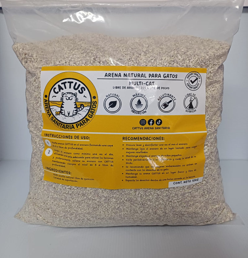 Arena para gato CATTUS 10 kg