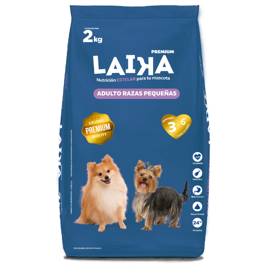 LAIKA adulto razas pequeñas 2 kg