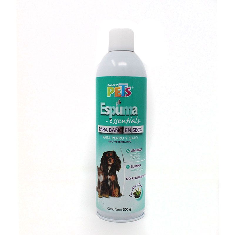 Espuma para baño en seco para perro y gato 300 g