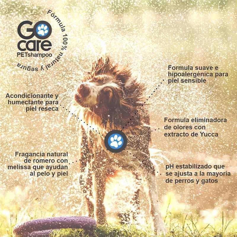 Shampoo Premium para perros y gatos GoCare