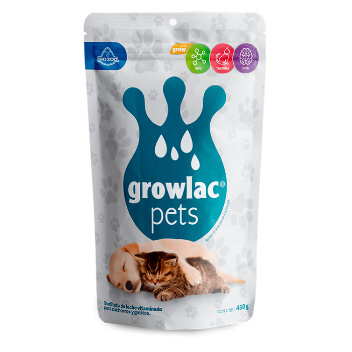 Sustituto de leche para cachorros Growlac 450 gr