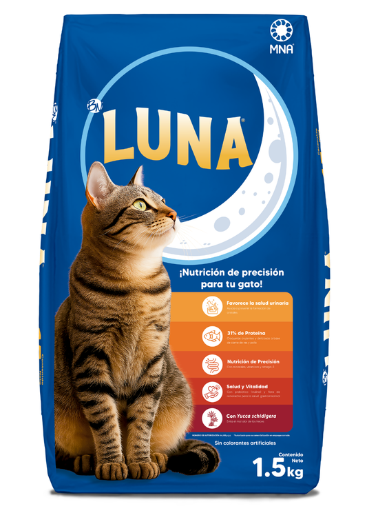 Luna croquetas para gato 1.5 kg
