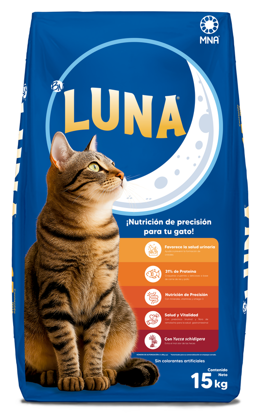Luna croquetas para gato 15 kg