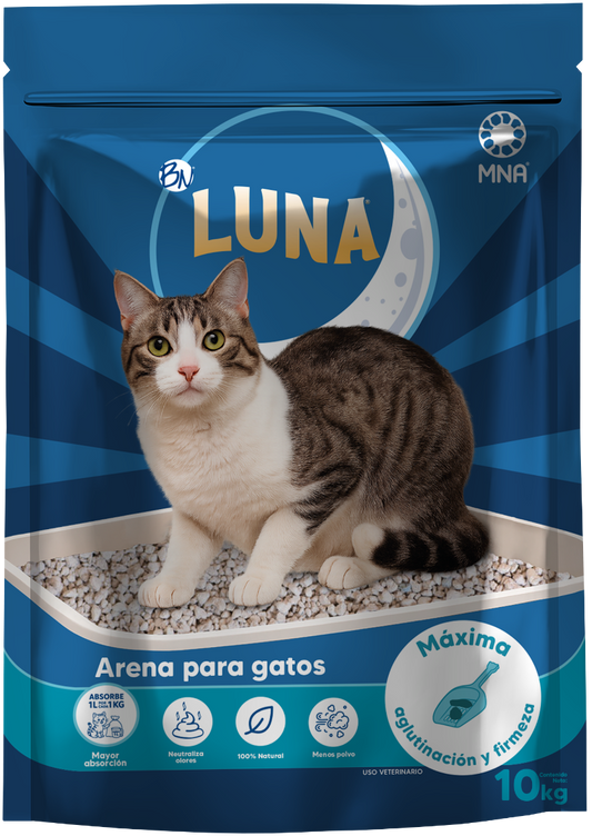 Arena para gato Luna NATURAL 10 kg