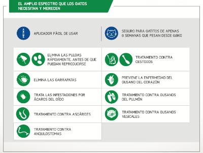 Nexgard Combo desparasitante doble GATO, 1 mes