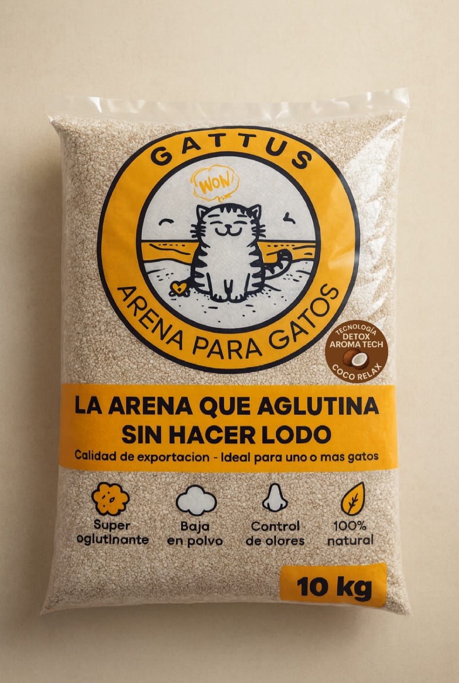 Arena para gato GATTUS 10 kg