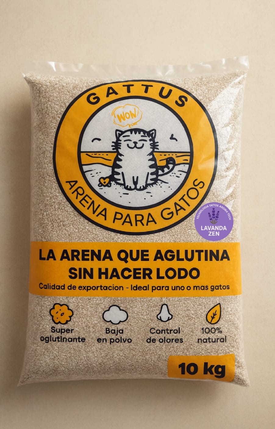 Arena para gato GATTUS 10 kg