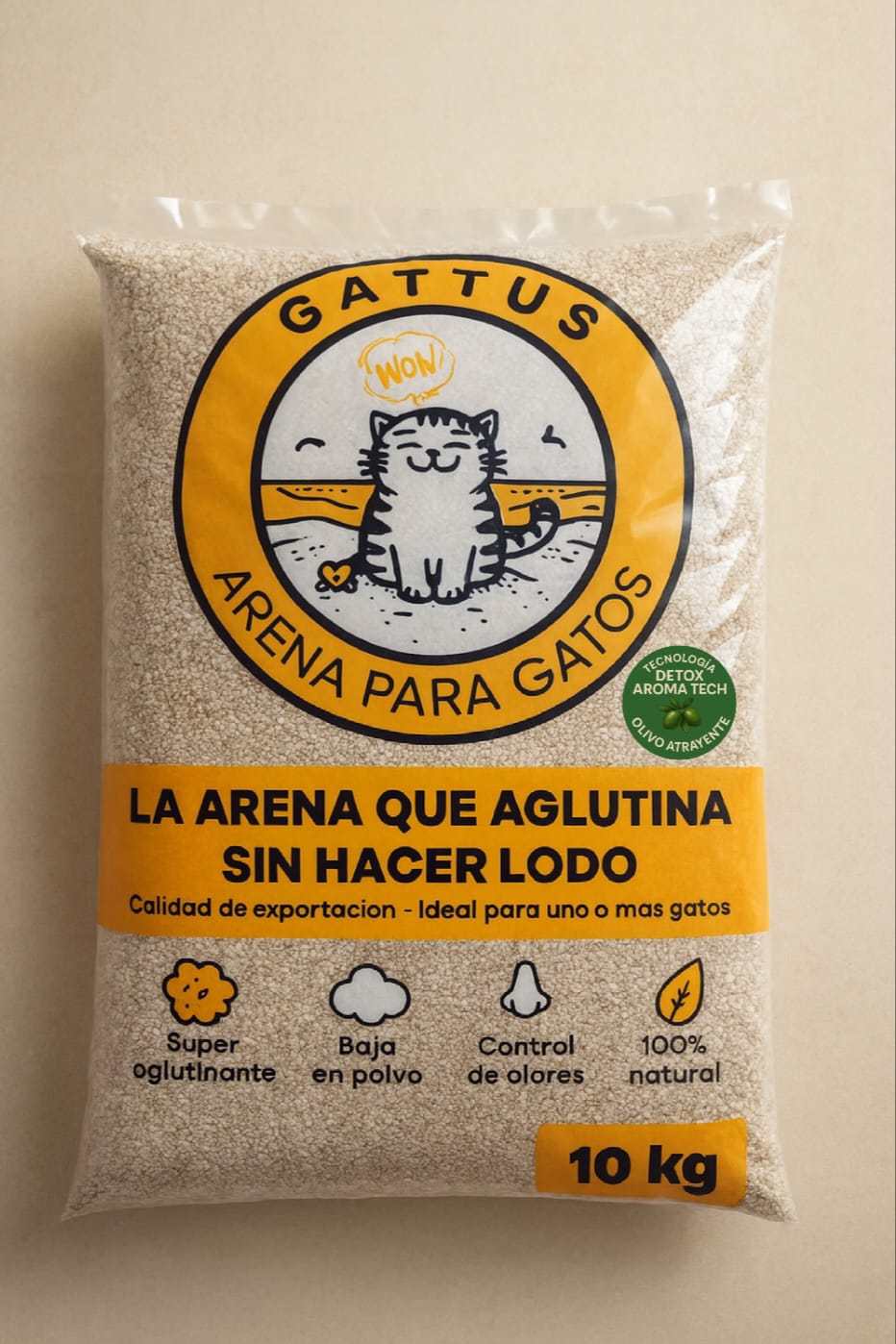 Arena para gato GATTUS 10 kg