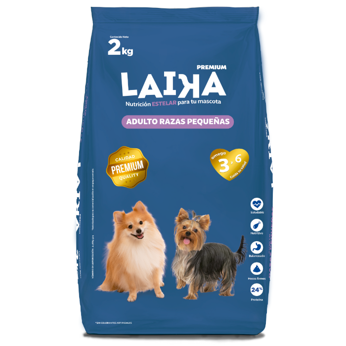 LAIKA adulto razas pequeñas 2 kg