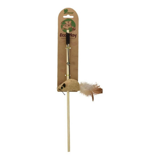 Juguete Eco para gato plumas