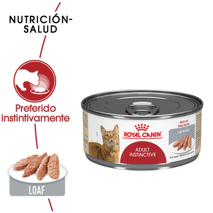Alimento húmedo GATO Royal Canin Adult Instinctive Loaf in Sauce 145 g