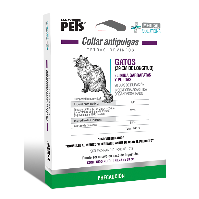 Collar antipulgas para gatos Fancy Pets